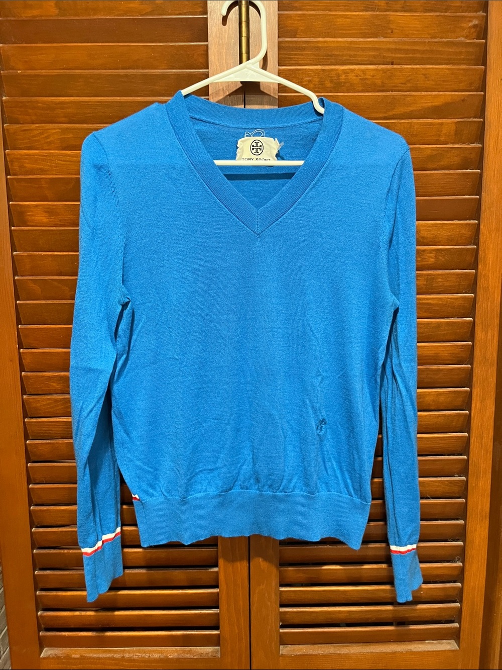 Tory Burch Blue Resort Sweater
